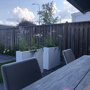 Planter Smooth in de tuin